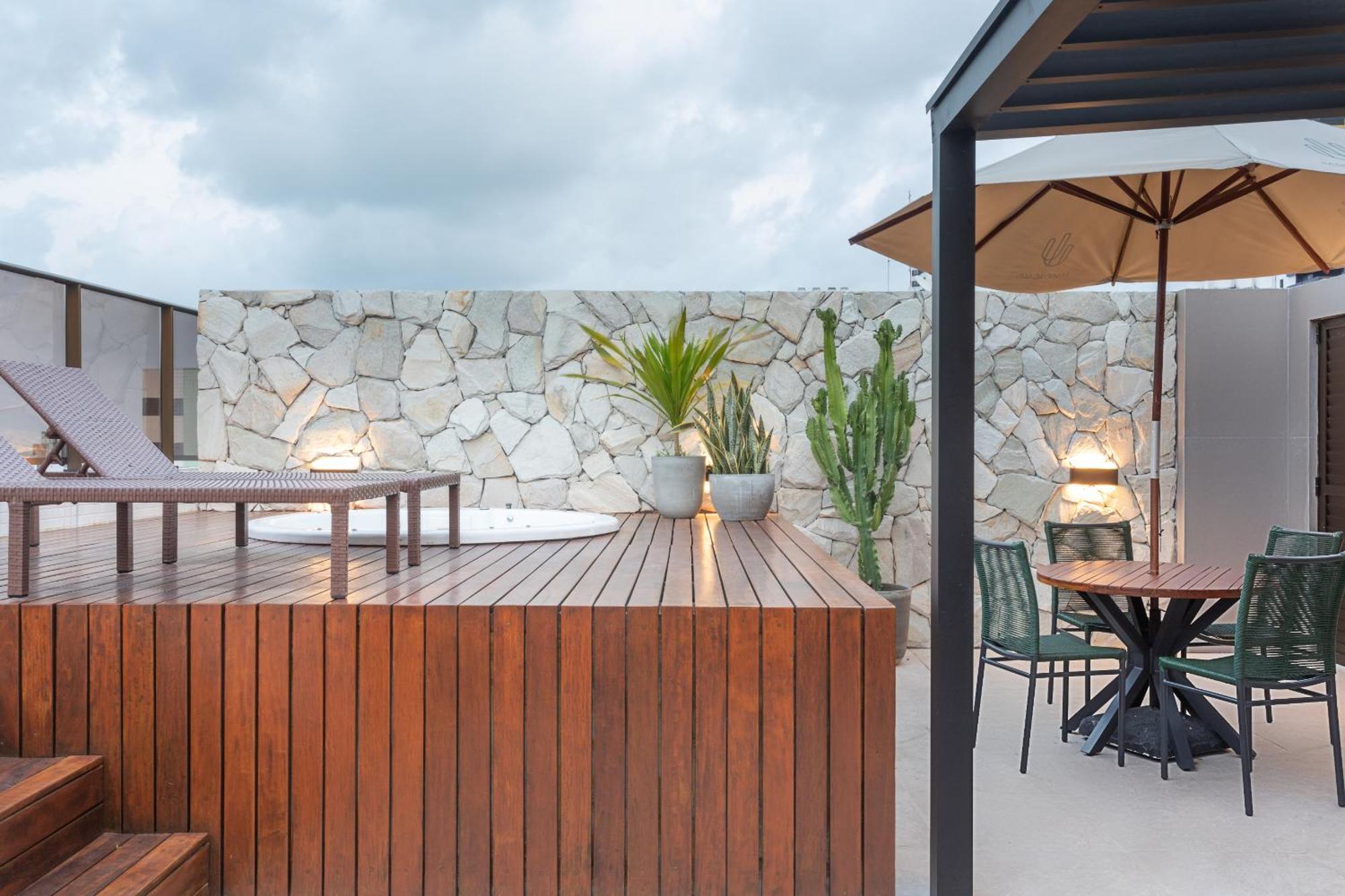 Cobertura Com Jacuzzi E Deslumbrante Vista Mar Apartment João Pessoa Екстериор снимка