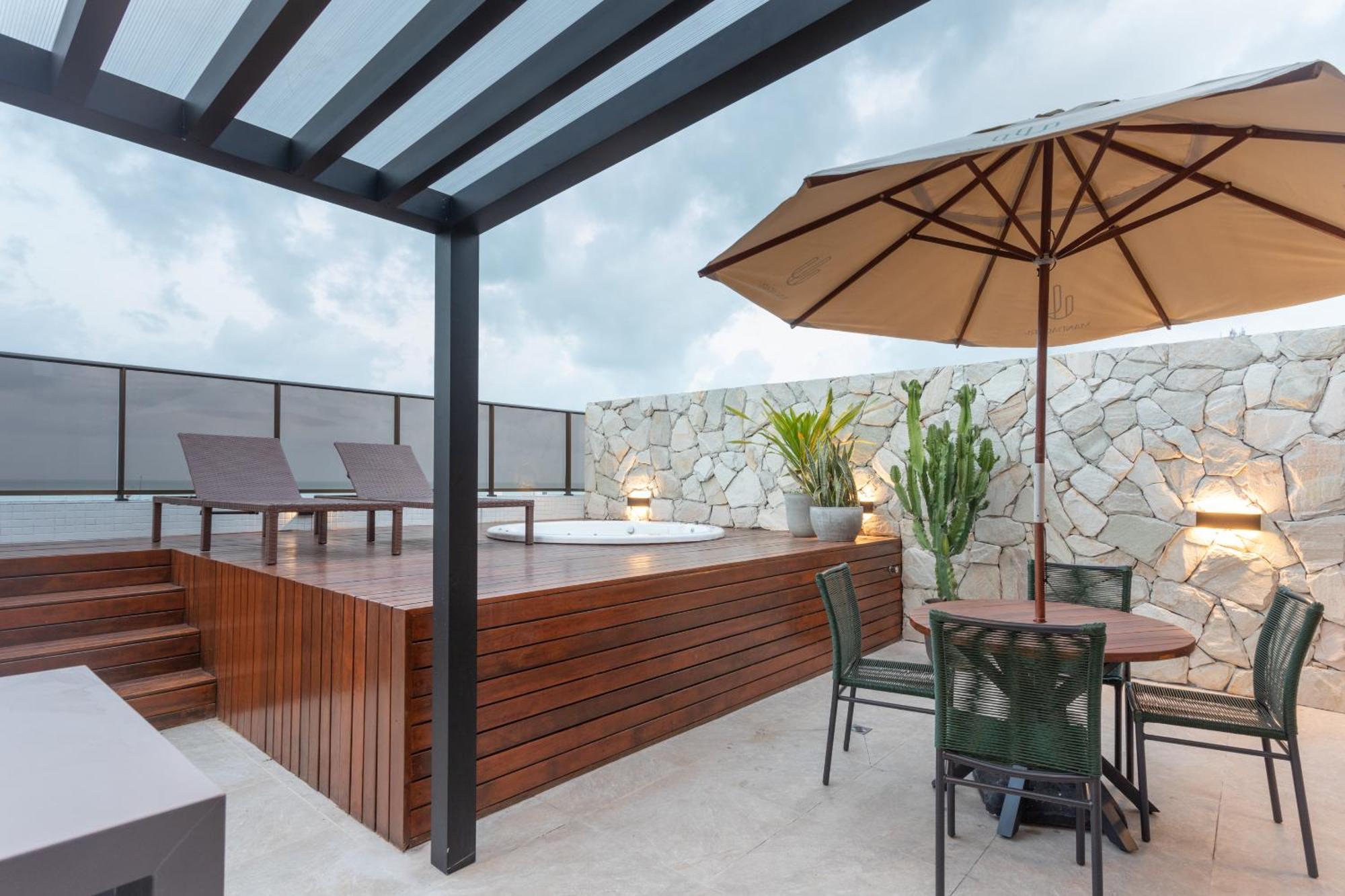 Cobertura Com Jacuzzi E Deslumbrante Vista Mar Apartment João Pessoa Екстериор снимка