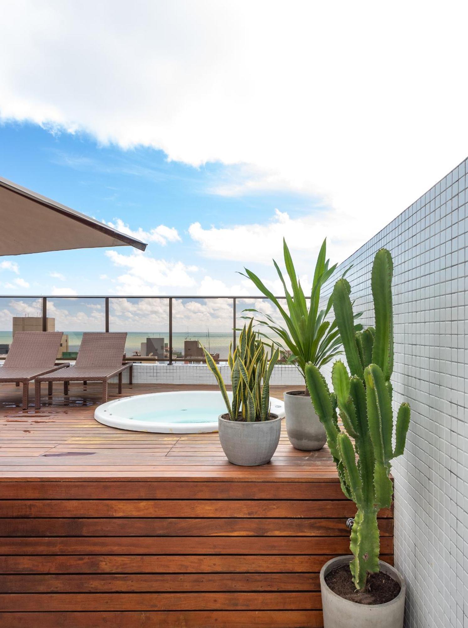 Cobertura Com Jacuzzi E Deslumbrante Vista Mar Apartment João Pessoa Екстериор снимка